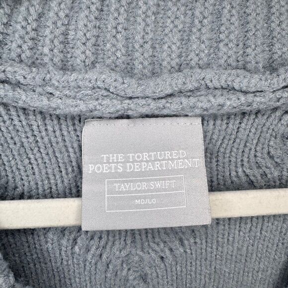 Taylor Swift Tortured Poets Department Cardigan MD/LG Sweater TTPD - Picture 4 of 4